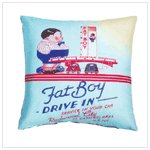 Sublimated Art Pillow-Fat Boy Drive-In #36786
