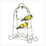 Verdigris Vine Wine Rack #39039
