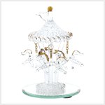 Spun Glass Horse Carousel #39144