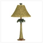 Rattan Styled Palm Tree Lamp #37989