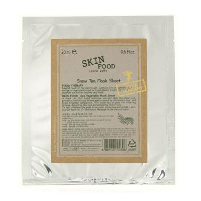 SKINFOOD: Snow Tea Mask Sheet