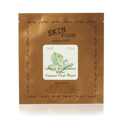 SKINFOOD: Lettuce & Cucumber Water Essence Mask Sheet