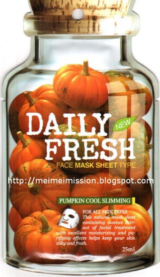 VOV: Pumpkin Cool Slimming Mask