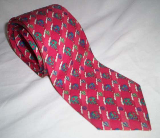 HERMES Necktie * Whimsical Hot Air Balloons * Collector's Item! * Free Shipping