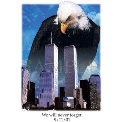 Kids Never Forget 9/11 September 11 Twin Towers Commemerative Tshirt. T shirt