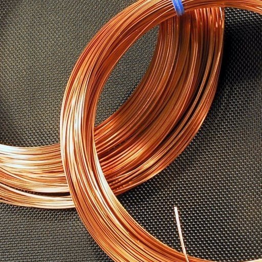 Square Copper Wire - 22 Gauge - 50 Feet