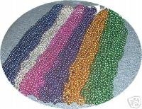 LOT 72 6 COLORS ASSORTED MARDI GRA GRAS BEADS NECKLACES