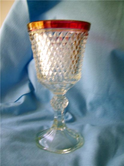 RARE Diamond Point Footed Urn/Giant Goblet/chalis