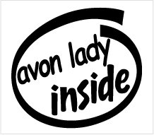 Avon Lady Inside Decal Sticker