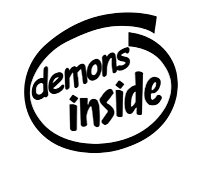 Demons Inside Decal Sticker