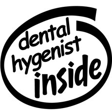 Dental Hygenist Inside Decal Sticker