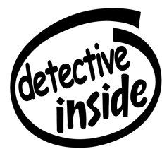 Detective Inside Decal Sticker