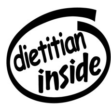 Dietitian Inside Decal Sticker