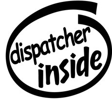 Dispatcher Inside Decal Sticker