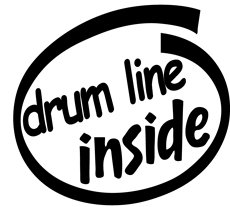 Drumline Inside Decal Sticker