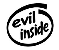 Evil Inside Decal Sticker