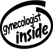 Gynecologist Inside Decal Sticker