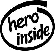 Hero Inside Decal Sticker