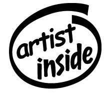Artist Inside Decal Sticker