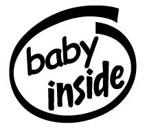Baby Inside Decal Sticker