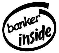 Banker Inside Decal Sticker
