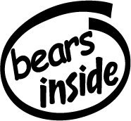 Bears Inside Decal Sticker