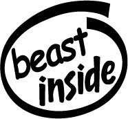 Beast Inside Decal Sticker