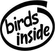 Birds Inside Decal Sticker