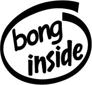 Bong Inside Decal Sticker