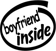 Boyfriend Inside Decal Sticker