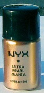 NYX Ultra Pearl Mania loose eyeshadow pigments color-oro pearl