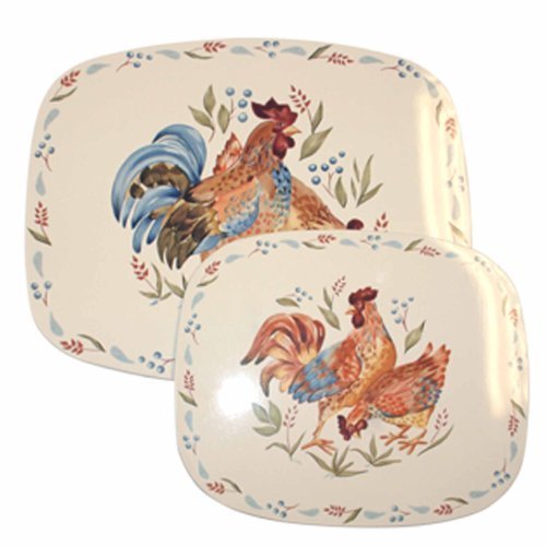Corelle Country Morning stove/counter/table matts (2) NEW