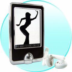Terrific Sound - Slim MP4 Player with 2.5 Inch Touchscreen -8GB