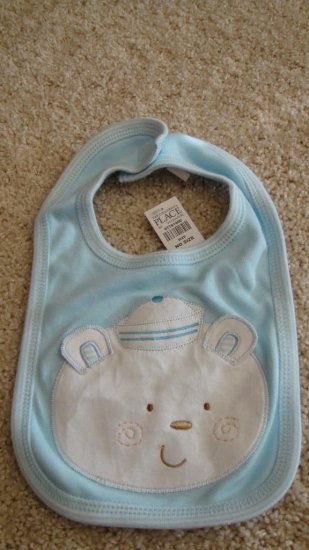 Blue Bear Bib Brand New