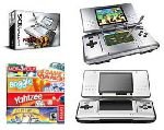 Nintendo DS Dual Screen Handheld Video Game System Bundle with 4 Games