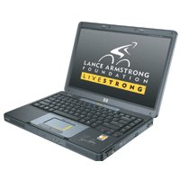 The HP Special Edition L2005-CU features LIVESTRONG on the cover and a ...