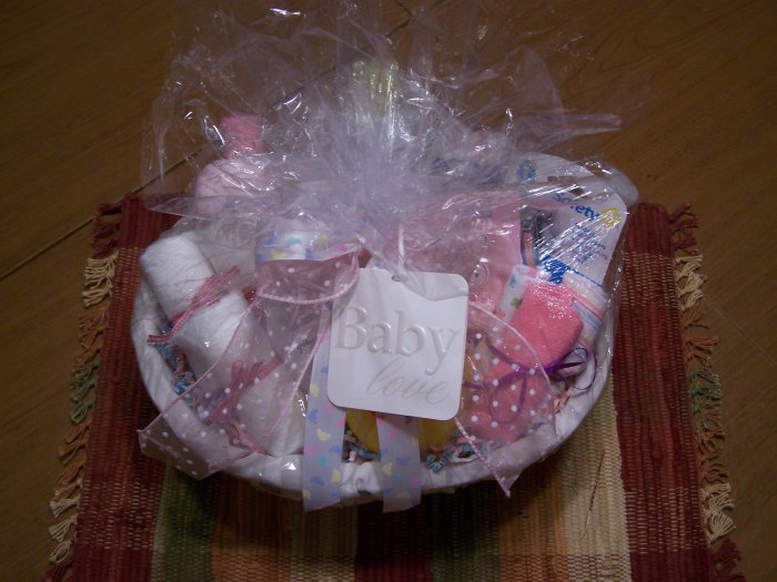 Bath Time Baby Gift Basket