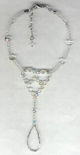 Swarovski®Crystals Heart Barefoot Sandals