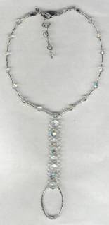 Swarovski®Crystals Cleopatra Barefoot Sandals