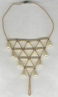 Gold and Pearl Drops Barefoot Sandals