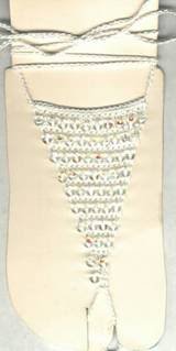 Bridal Crystal Ankle Wrap Barefoot Sandals