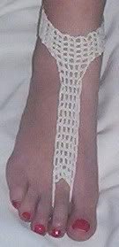 Bridal Collar Barefoot Sandals