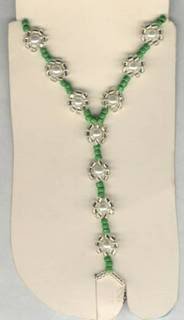 Crystal Daisy Barefoot Sandals