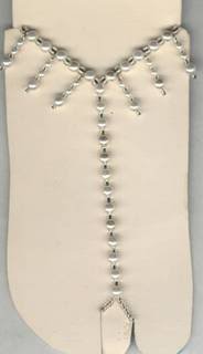 Pearl Fringe Barefoot Sandals
