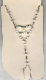 Pearl Heart Barefoot Sandals