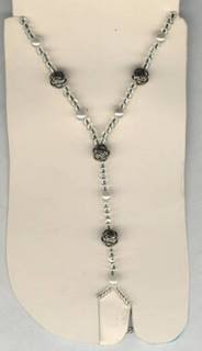 Silver Rose Barefoot Sandals
