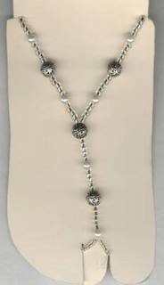 Silver Filigree Barefoot Sandals