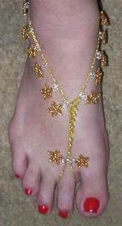 Gold Star Barefoot Sandals
