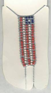 Old Glory Bead Crochet Barefoot Sandals