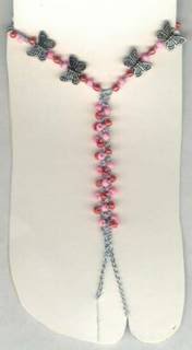 Tatianna Bead Crochet Barefoot Sandals